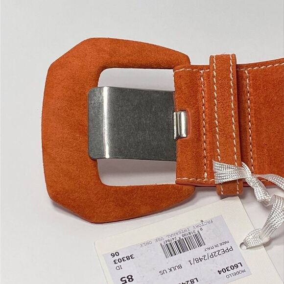 Agnona Covered Buckle Suede Corset Belt size 85/34” - Picture 9 of 11